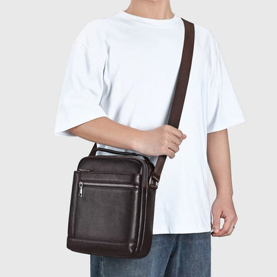 Bolsa Mensajera Multifuncional con Textura Premium