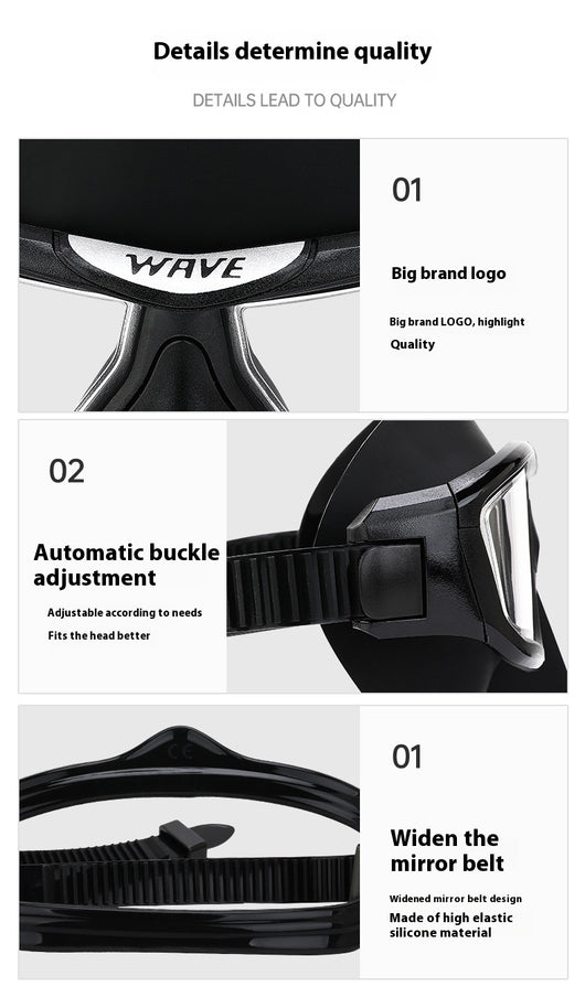 Gafas de Buceo Profesionales Anti-empañamiento Gran Angular - Image 13