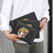 Cartera Clutch con Bordado de Cabeza de Tigre para Hombre