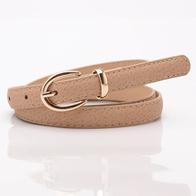 Cinturón Casual de Piel de Cerdo para Mujer - Diseño Elegante y Versátil - Image 5