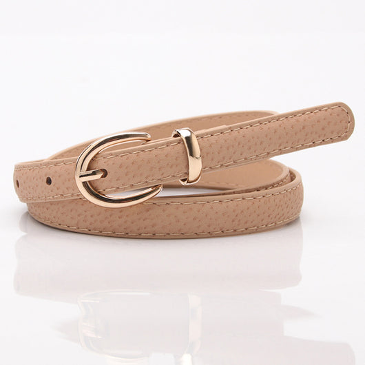 Cinturón Casual de Piel de Cerdo para Mujer - Diseño Elegante y Versátil - Image 5
