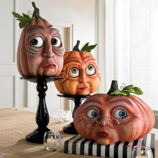 Set de 6 Calabazas Decorativas para Halloween - Decoración de Jardín y Barra Temática - Image 2