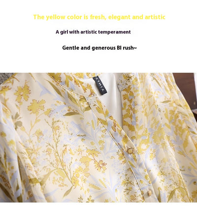 Vestido Floral de Gasa Francesa - Image 29