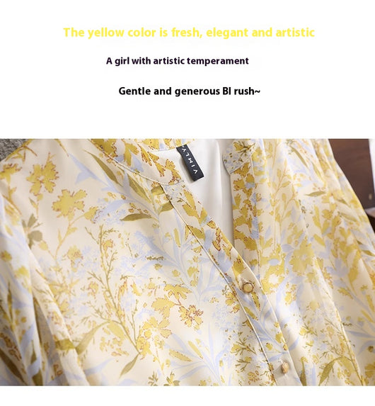 Vestido Floral de Gasa Francesa - Image 29