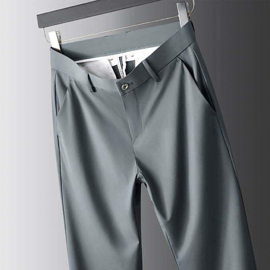 Pantalones Casuales Ejecutivos Stretch Rectos Holgados para Hombre - Image 8