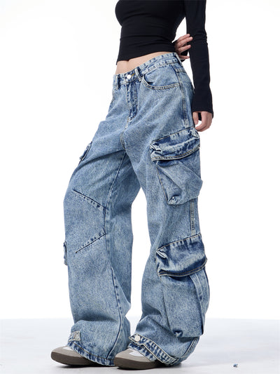 Pantalones de Trabajo Mujer Talle Ancho con Bolsillos Múltiples - Image 11