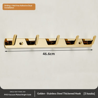 Repisa de Baño Estilo Francés Dorada Premium sin Taladro - Image 15