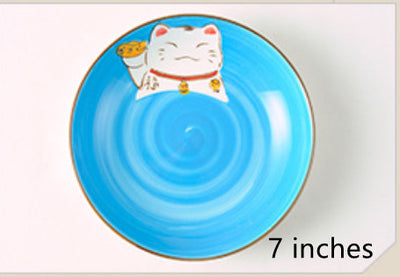 Tazón de Cerámica Gato de la Suerte Estilo Japonés - Image 29