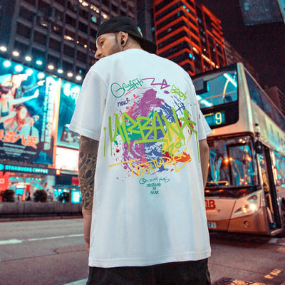 Camiseta Hombre Manga Corta Letras Graffiti Street - Image 6