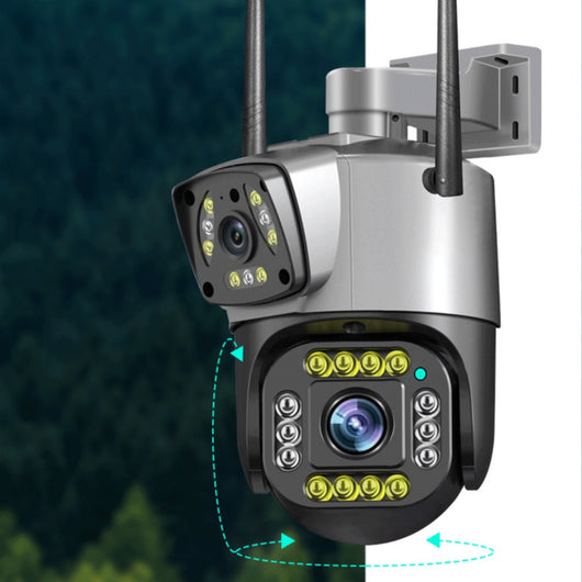 Cámara Exterior WiFi 4G Dual Lente HD Resistente al Agua - Image 4