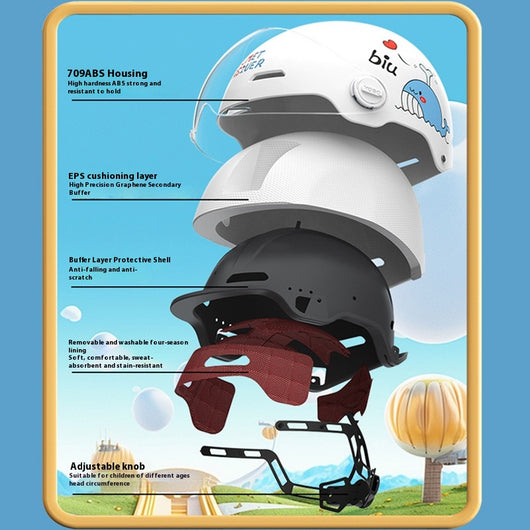 Casco Inteligente para Bicicleta Eléctrica Infantil con Ventilación Avanzada - Image 4
