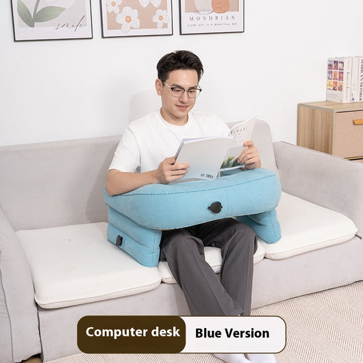 Mesa de Lectura Inflable Plegable con Almohada para Libros - Image 7
