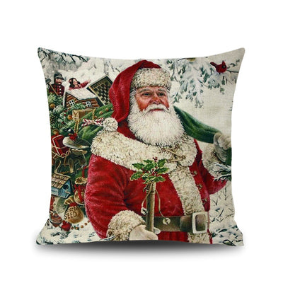 Funda de Almohada Navideña de Lino Premium - Image 22