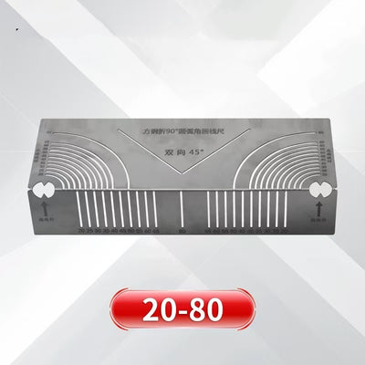 Regla Escuadra Plegable de Acero - Transportador 90 Grados para Dibujo Técnico - Image 10