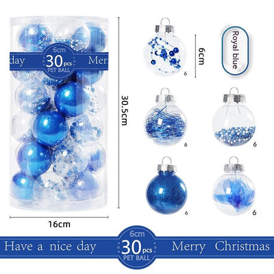 Pack 30 Esferas Navideñas Transparentes para Árbol - Image 8