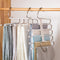 Perchero Multifuncional 5 en 1 de Acero Inoxidable para Ropa