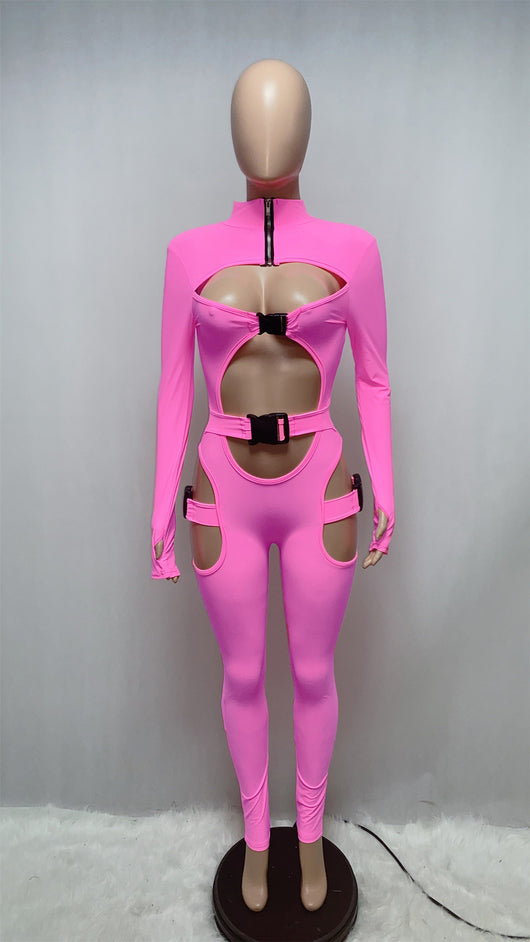 Jumpsuit Elegante de Color Liso para Mujer - Image 18