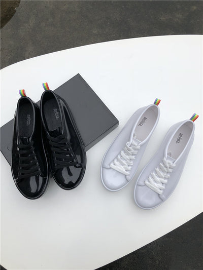 Tenis Deportivos Arcoíris con Cordones para Mujer - Suela Plana - Image 4