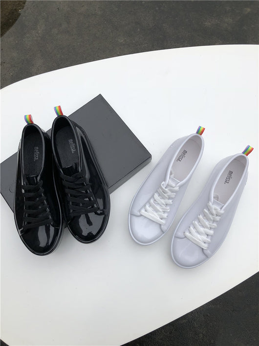 Tenis Deportivos Arcoíris con Cordones para Mujer - Suela Plana - Image 4