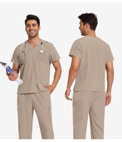 Uniforme de Trabajo Cuello V Ligero y Transpirable para Hombre - Image 24