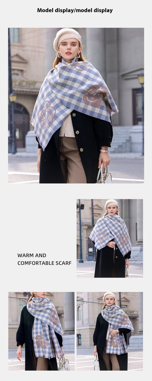 Bufanda Térmica Escocesa con Borlas - Protección Premium para Otoño e Invierno - Image 15