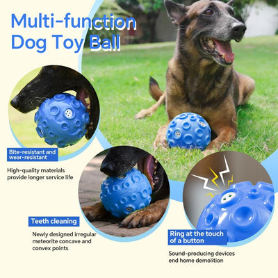 Pelota Interactiva para Perros Masticadores - Juguete Durable con Sonido Chirriante - Image 10