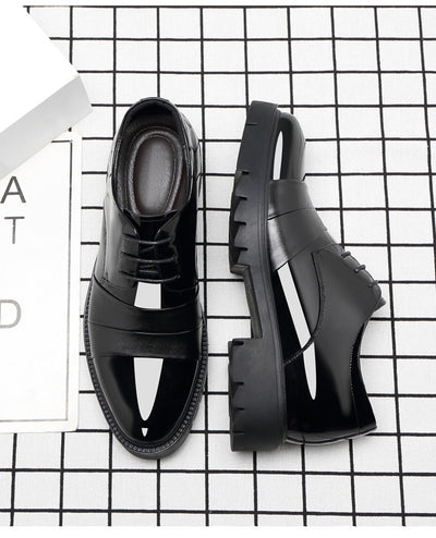 Zapatos Formales con Alzas Internas 10cm - Cuero Brillante Premium para Hombre - Image 12