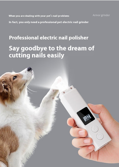 Cortauñas Eléctrico para Mascotas con Luz LED y Cubierta Protectora - Image 10