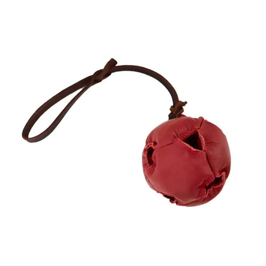 Pelota de Entrenamiento en Cuero con Asa para Perros - Juguete Mordedor Resistente - Image 8