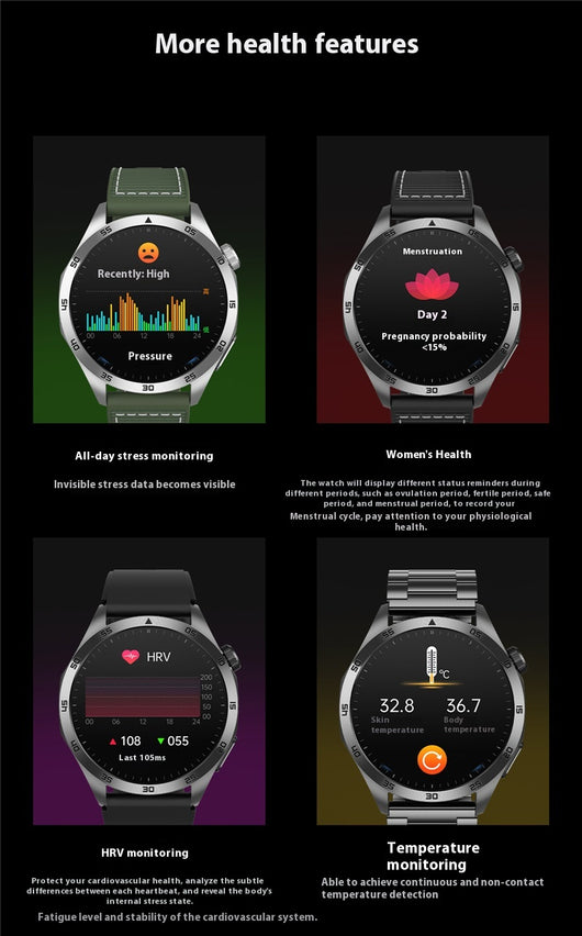 Reloj Inteligente ET485 con ECG y Llamadas Bluetooth - Image 21
