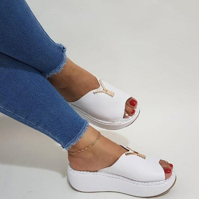 Sandalias Plataforma Boca de Pez Talla Grande - Image 10