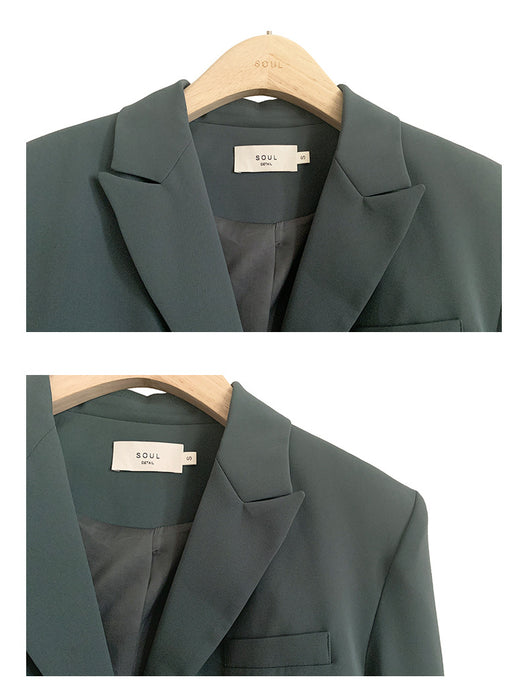 Blazer Cuello V con Hebilla Ajustable - Image 6