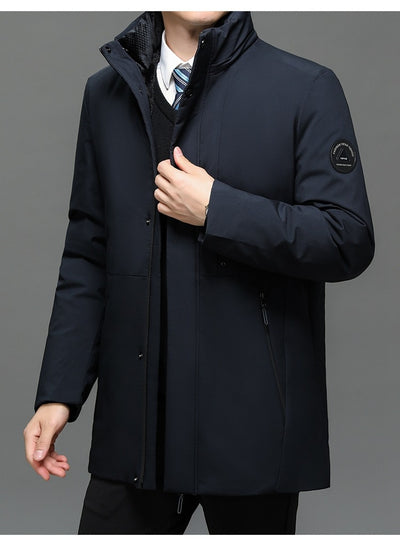 Abrigo de Algodón Grueso Talla Grande para Hombre - Image 19