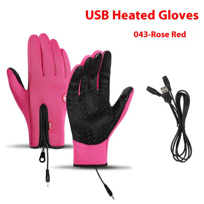 Guantes Calefactores USB con Calor Eléctrico para Invierno - Impermeables y Antideslizantes - Image 9