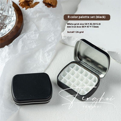 Paleta de Manicura Acuarela Portátil 24 Colores en Caja de Metal - Image 23