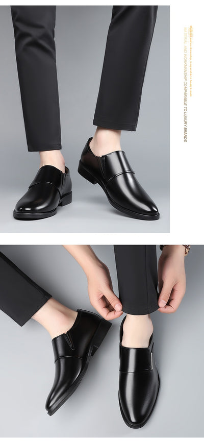 Zapatos Formales de Cuero con Punta Afilada para Hombre - Image 19