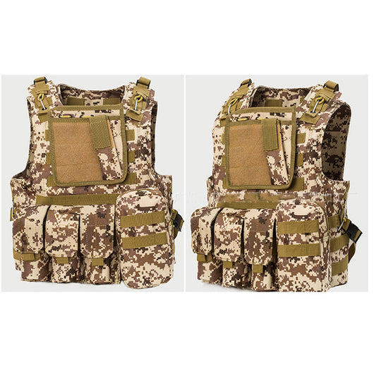 Chaleco Táctico Anfibio Multiusos con Carabineros para Deportes Extremos - Image 6