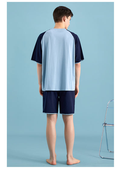 Pijama Hombre Estilo Colorblock con Estampado Cartoon - Image 6