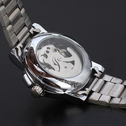 Reloj Mecánico Casual Simple con Correa de Acero - Image 15
