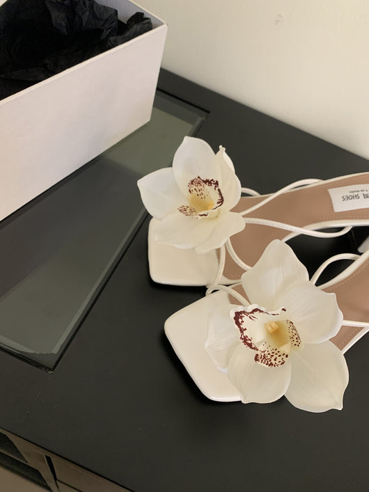 Sandalias Romanas de Flores Destacables Estilo Francés - Image 13