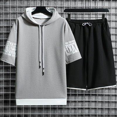 Sudadera Holgada Manga Corta con Capucha para Adolescentes - Image 10