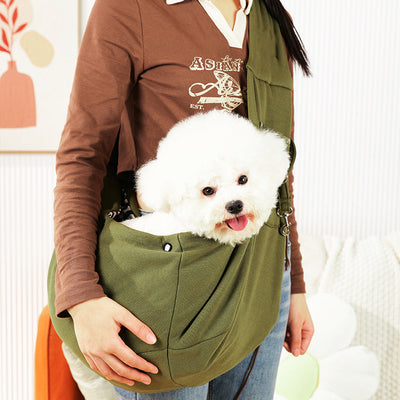 Bolsa Crossbody para Mascotas de Poliéster con Bolsillos - Capacidad 7.5 kg - Image 9