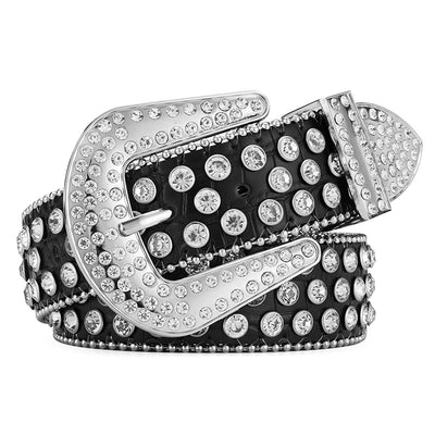 Cinturón Punk Rock Unisex con Remaches y Cristales Brillantes - Image 15