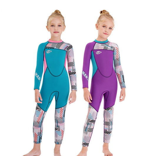 Traje de Baño Térmico de Una Pieza para Niñas - Image 12
