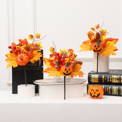 Adorno de Piña, Hojas y Calabaza para Halloween - Image 2