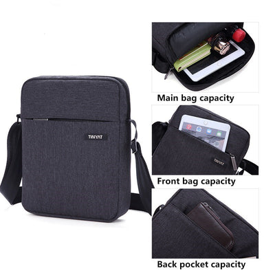 Bolsa Mensajera Casual para Hombre - Mochila de Hombro Versátil - Image 7