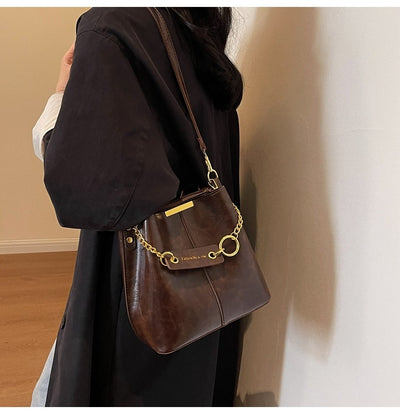Bolso de Hombro de Gran Capacidad con Correa Ancha - Image 24