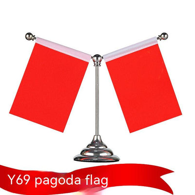 Bandera Roja Telescópica para Auto y Escritorio - Image 4