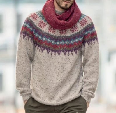 Chaqueta Navideña Casual para Hombre con Estampado 3D y Cierre - Image 8