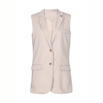 Chaleco Casual Suelto de Color Liso para Mujer - Image 11